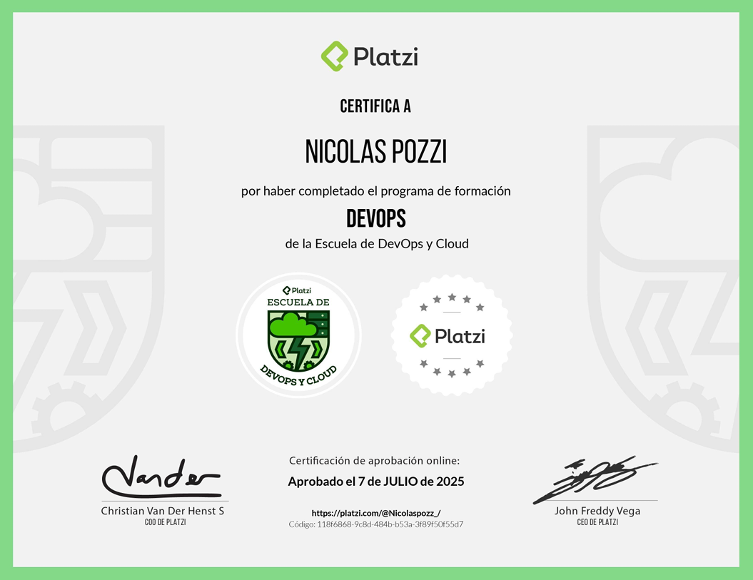 Escuela DevOps - Platzi